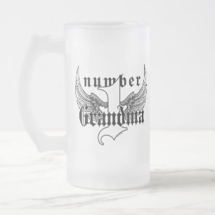 Number One Grandma Glass Mug