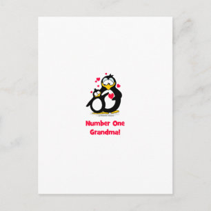 Number One Grandma Postcard
