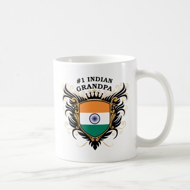 Number One Indian Grandpa Coffee Mug (Right)