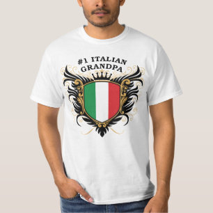 Number One Italian Grandpa T-Shirt
