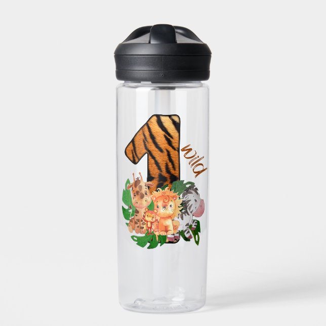 Number One Jungle Adventure Bodysuit Water Bottle (Front)