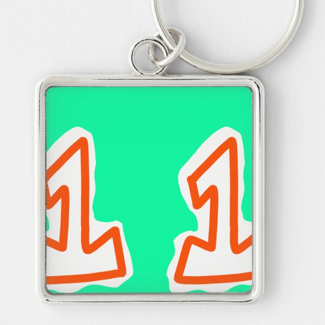 number one key chain (Front)