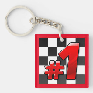 NUMBER ONE KEY RING
