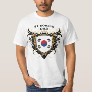 Number One Korean Dad T-Shirt