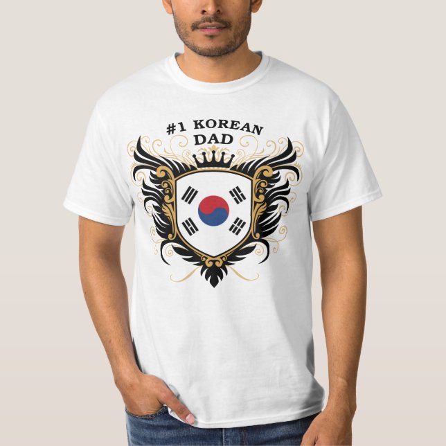 Number One Korean Dad T-Shirt (Front)