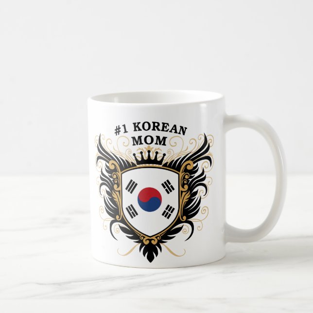 Number One Korean Mum Coffee Mug (Right)