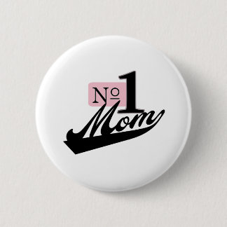 Number One Mum 6 Cm Round Badge