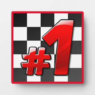NUMBER ONE PLAQUE