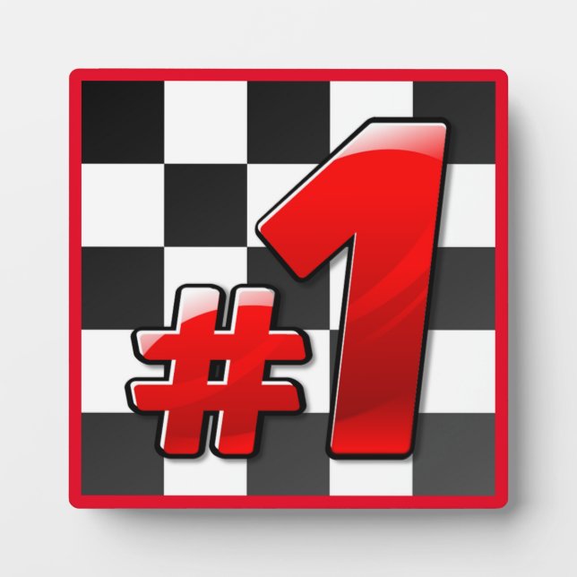 NUMBER ONE PLAQUE (Front)