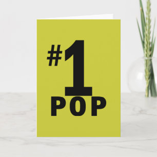 Number One Pop Products Card