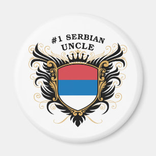 Number One Serbian Uncle Magnet