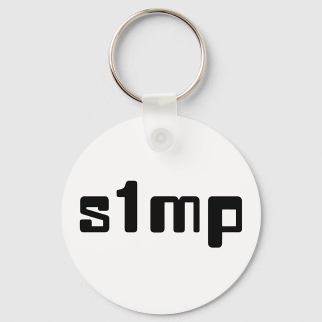 Number One Simp Key Ring (Front)