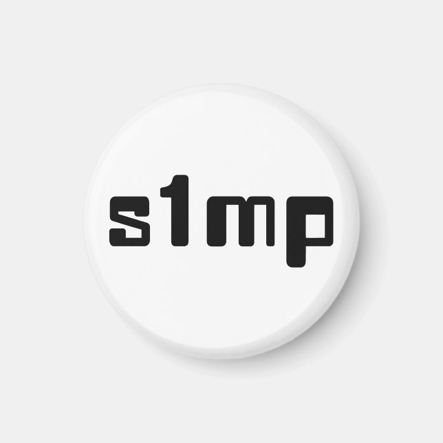 Number One Simp Magnet (Front)