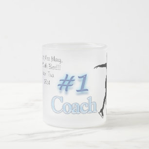 Number One Skating Coach, Thank You Mug (Blue)