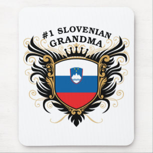 Number One Slovenian Grandma Mouse Mat