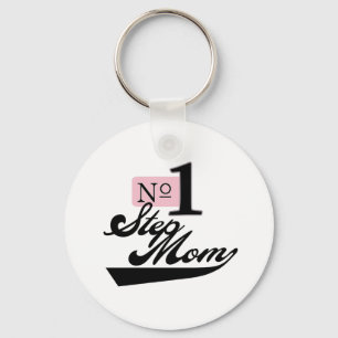Number One StepMom Key Ring