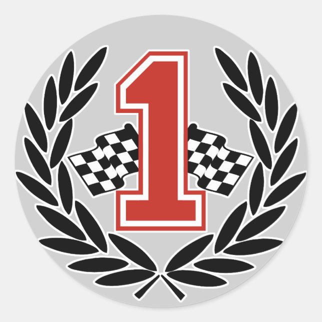 Number one Sticker (Front)