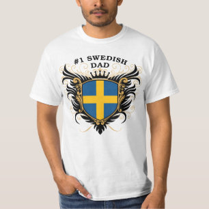 Number One Swedish Dad T-Shirt