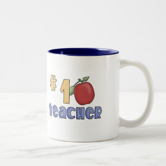 Number One Teacher Two-Tone Coffee Mug