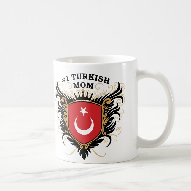 Number One Turkish Mum Coffee Mug (Right)
