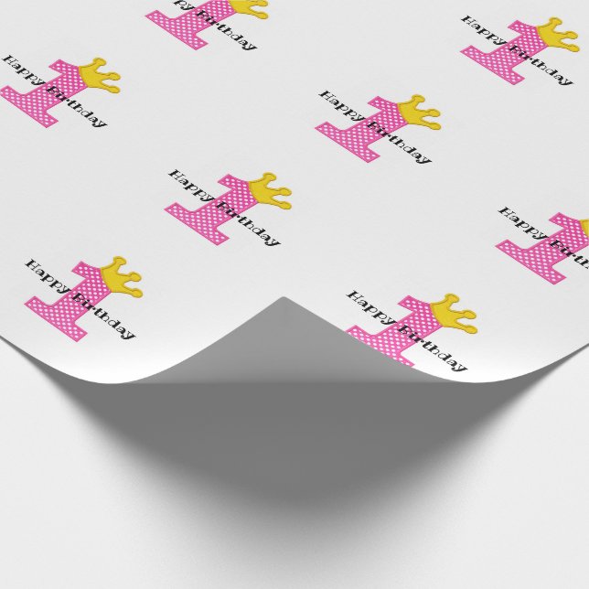 Number One Wrapping Paper (Corner)