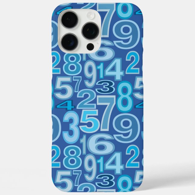 Number Pattern  Case-Mate iPhone Case (Back)