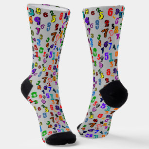 Number Pattern Socks