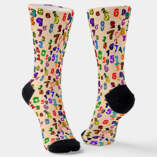 Number Pattern Socks