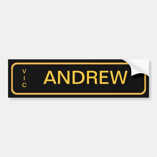 Number Plate Bedroom Door Labels (Front)