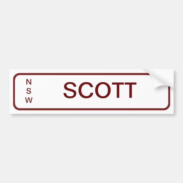 Number Plate Bedroom Door Labels (Front)