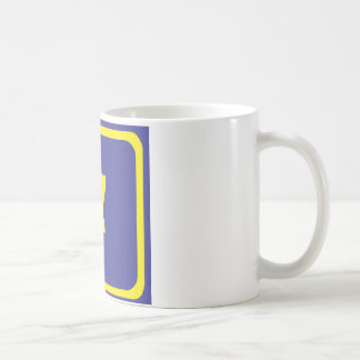 Number seven coffee mug