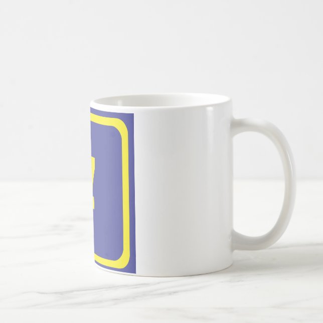 Number seven coffee mug (Right)