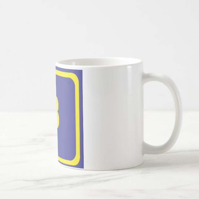 number three coffee mug (Right)