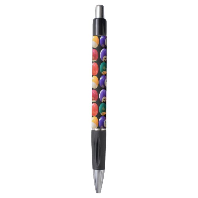 Numbered And Colored Eightballs, Pen (Front Vertical)