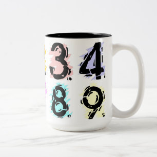 Numbered Mug