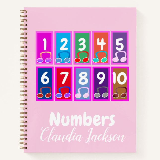 Numbers 1 to 10 Early Mathematics Notebook (Front)