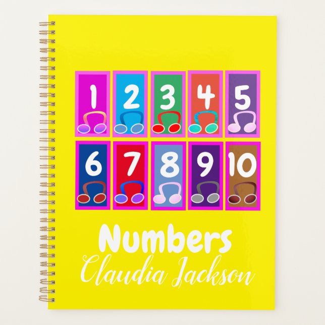 Numbers 1 to 10 Early Mathematics Teacher Planner (Front)