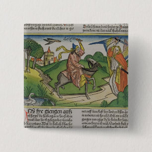 Numbers 22 20-35 Balaam's talking ass, from the 'N 15 Cm Square Badge