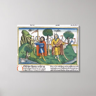 Numbers 2 The camp assignments of the Israelites, Canvas Print