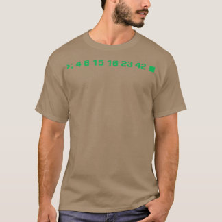 Numbers 4 8 15 16 23 42 Funny TV Parody T-Shirt