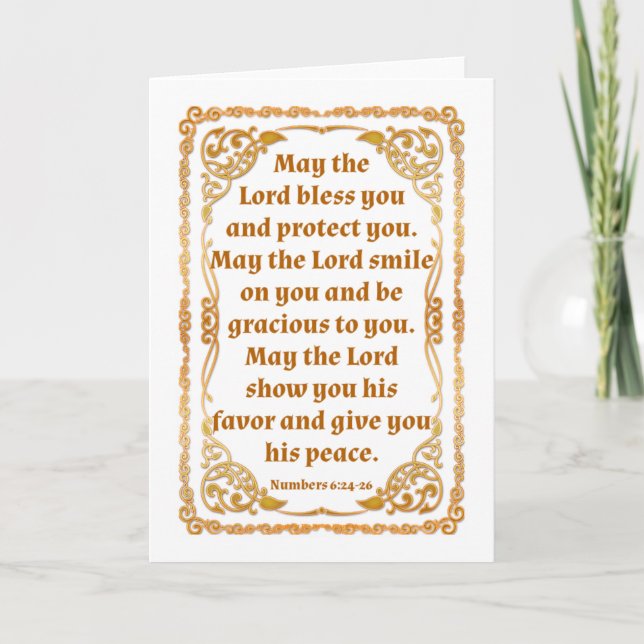 Numbers 6:24-26 Card (Front)