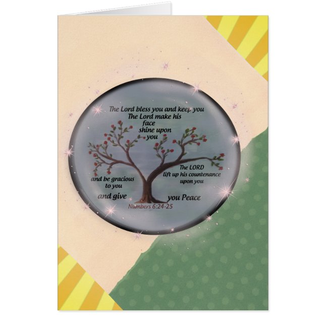 Numbers 6:24-26 Lord Bless You and Keep You Peace (Front)