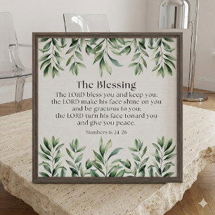 Numbers 6:24-26 The Lord Bless You and Keep You Canvas Print