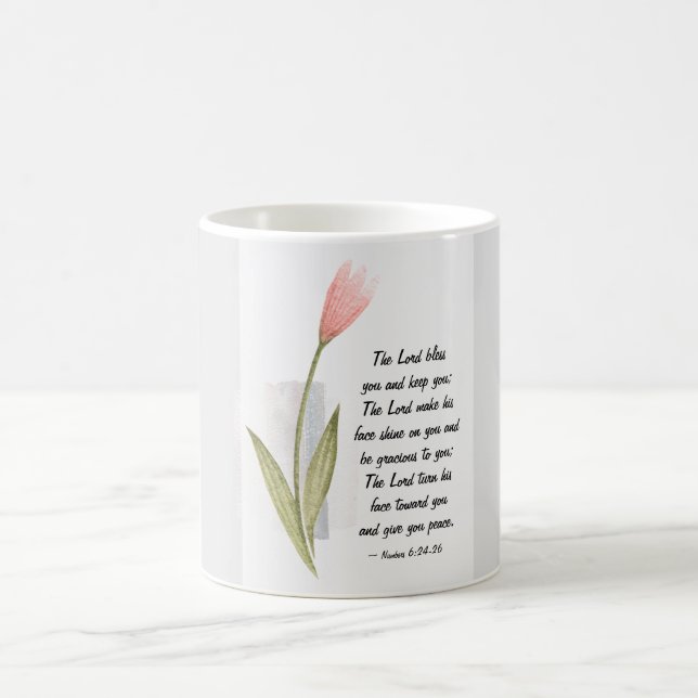 Numbers 6:24-26 The Lord Bless You and Keep You Coffee Mug (Center)