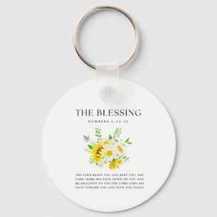 Numbers 6:24-26 The Lord bless you and keep you Key Ring
