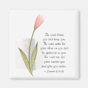 Numbers 6:24-26 The Lord Bless You and Keep You Magnet