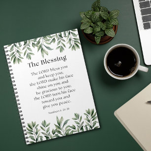 Numbers 6:24-26 The Lord Bless You and Keep You Notebook