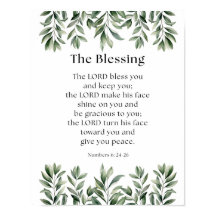 Numbers 6:24-26 The Lord Bless You and Keep You