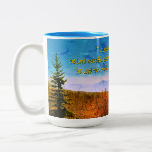 Numbers 6:24-26 Two-Tone coffee mug