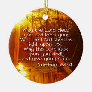 NUMBERS 6:24 ORNAMENT MAY THE LORD BLESS YOU
